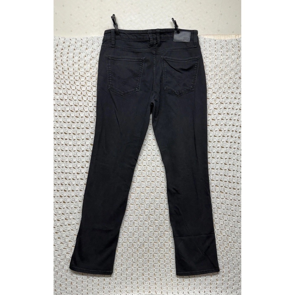BKE Jake Jeans Mens Tag 34x34 Fits 34x32 Black Denim Straight Leg Stretch